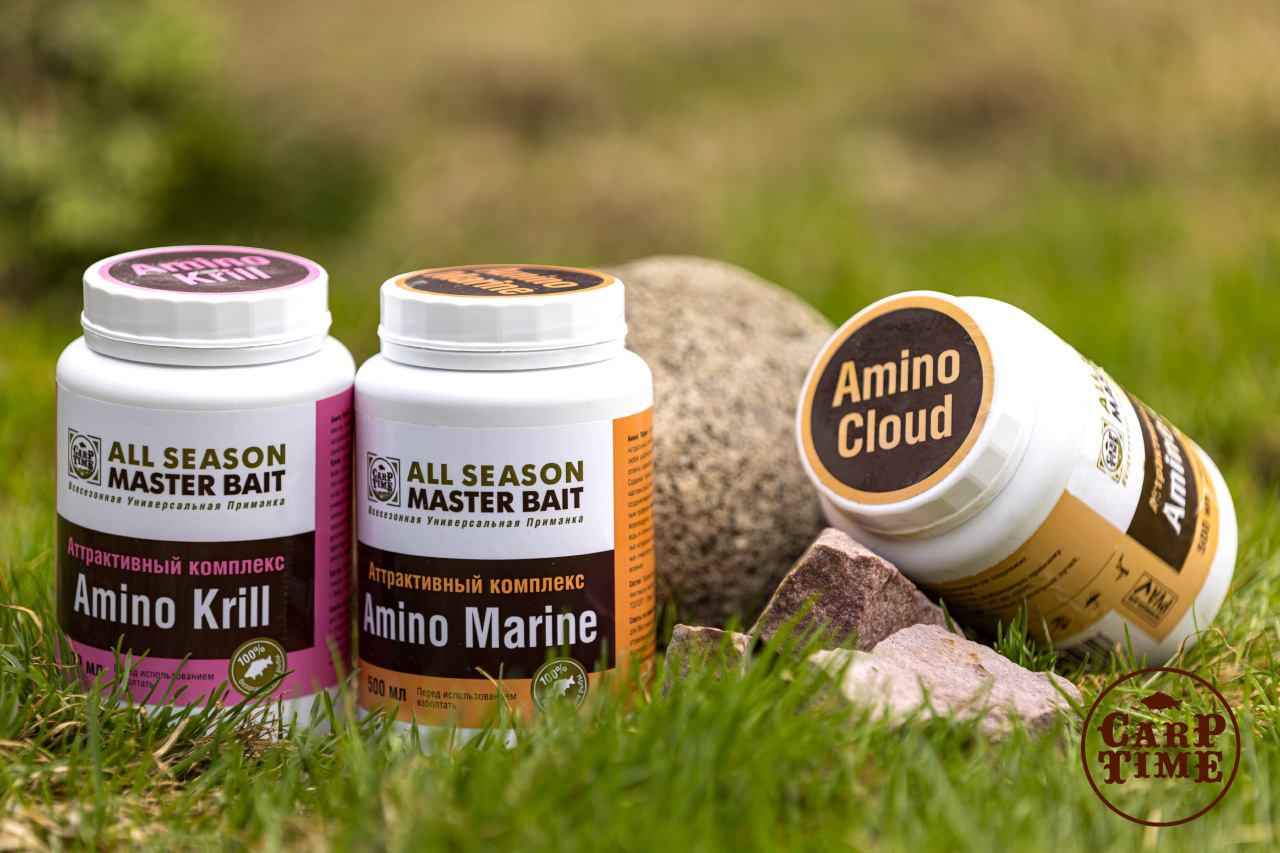 CarpTime MASTER BAIT Аттрактивный комплекс Amino Cloud 500 мл. Карповый  интернет магазин. Купить карповые снасти с доставкой.