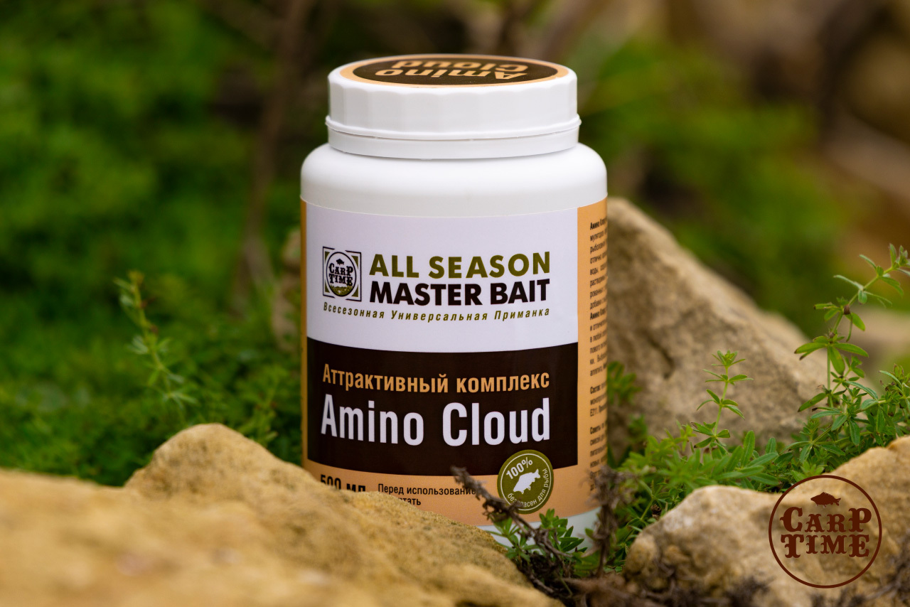 CarpTime MASTER BAIT Аттрактивный комплекс Amino Cloud 500 мл. Карповый  интернет магазин. Купить карповые снасти с доставкой.