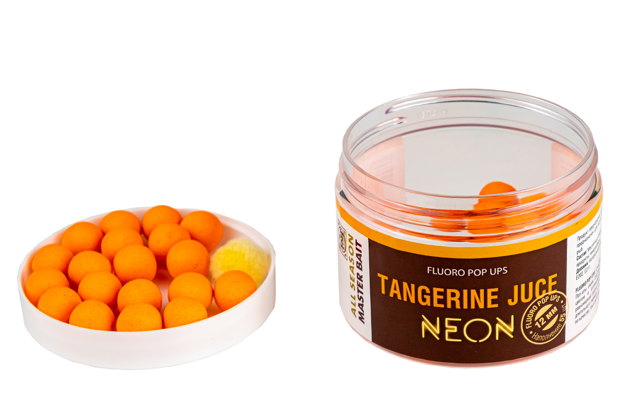 CarpTime MASTER BAIT плавающие бойлы NEON Tangerine Juice. Купить по цене  699 руб.