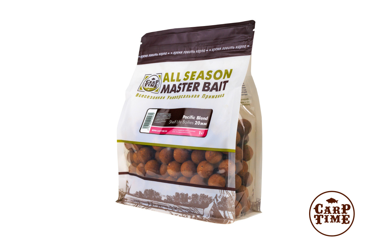 CarpTime MASTER BAIT бойлы Pacific Blend (Пасифик Бленд). Купить по цене от  1 499 руб.