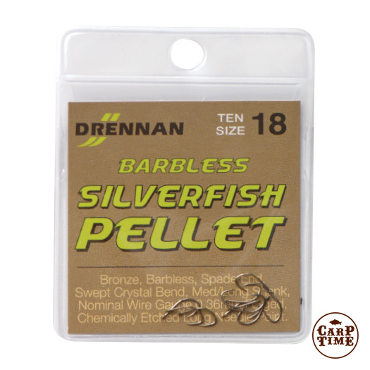 Drennan безбородые крючки Silverfish Pellet. Купить по цене 69 руб.